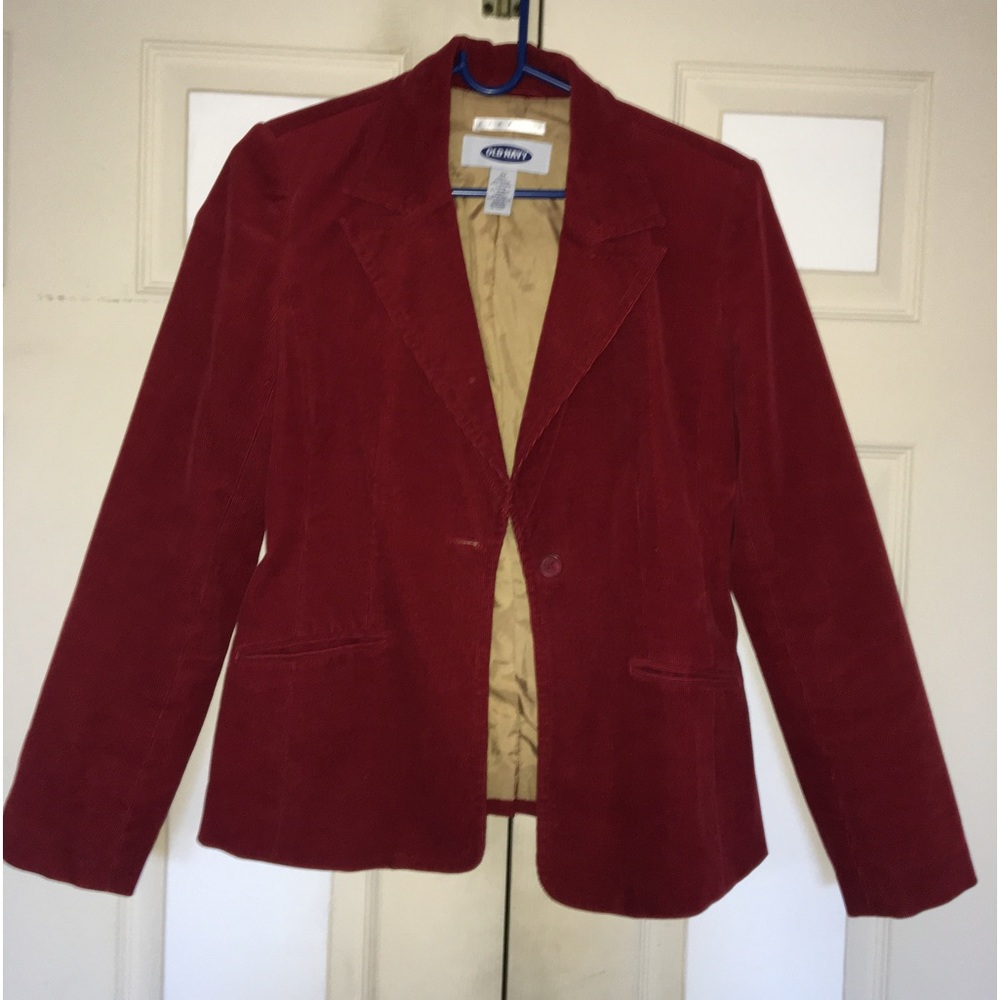 Red Old Navy corduroy Jacket